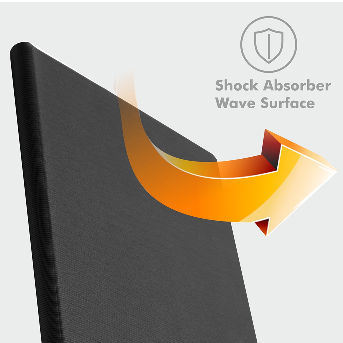 Funda SilverHT Wave Red para tablet Samsung Galaxy TAB A11+ / A9+ 11" (2023) Rojo-6