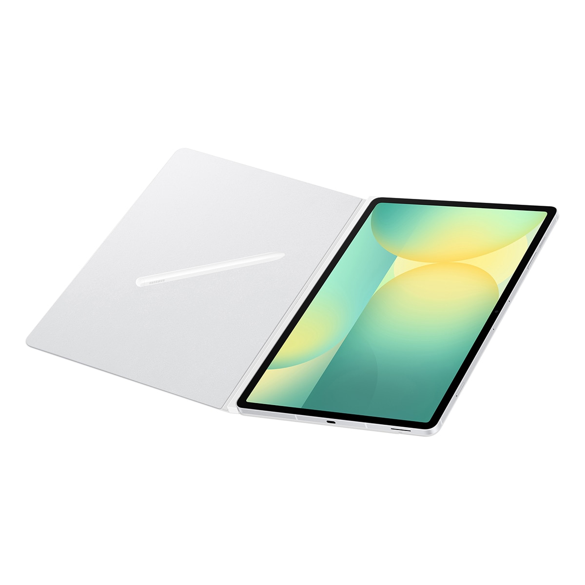 Funda Samsung Smart Book Cover blanca para Galaxy Tab S10 FE+ Blanco-11