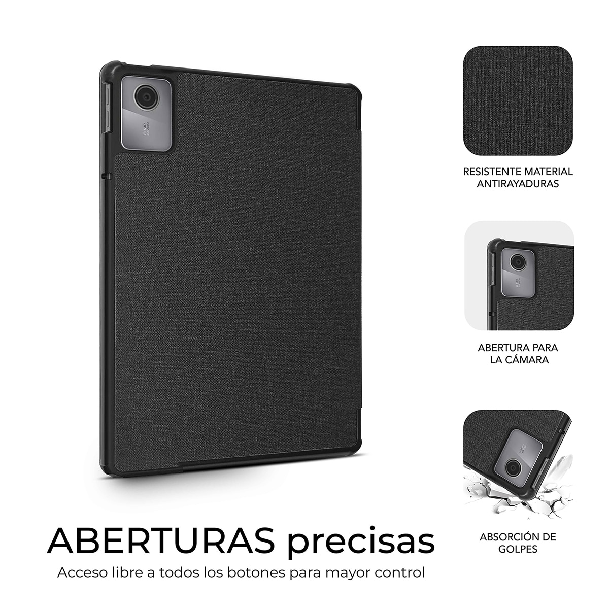 Funda Subblim Shock Case para Lenovo Idea Tab 11? 2025 Negro-4