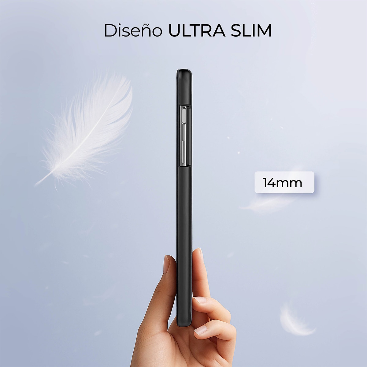Funda Subblim Clear Shock para Tablet Samsung Galaxy Tab A11+ Negro-2