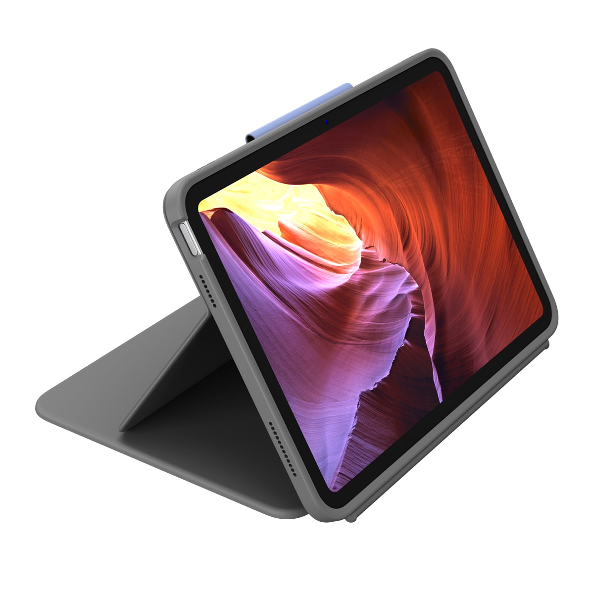 Funda con teclado Logitech Rugged Folio para iPad de 10ª Gen / A16 Grafito-2
