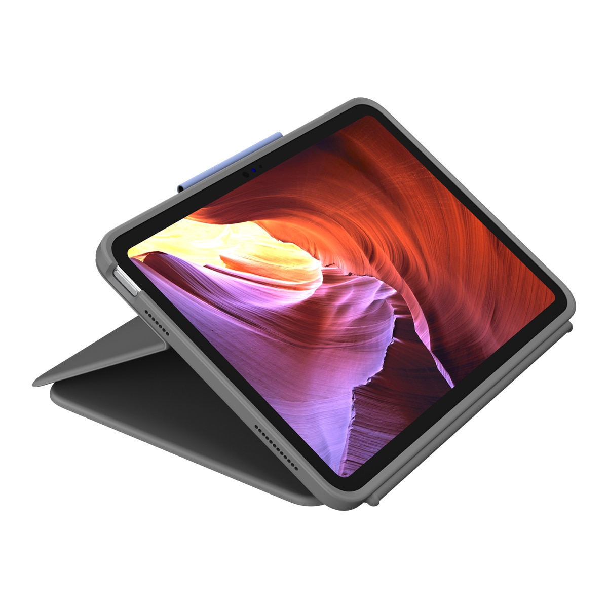 Funda con teclado Logitech Rugged Folio para iPad de 10ª Gen / A16 Grafito-4