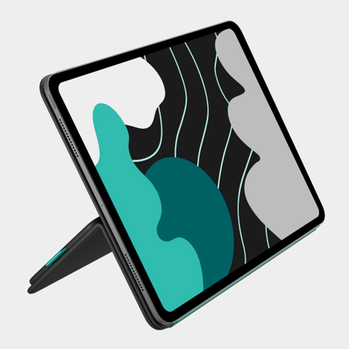 Funda con teclado Logitech Flip Folio para iPad Pro 11 (M4 y M5) / Air 11 (M2, M3 y M4) Grafito-3