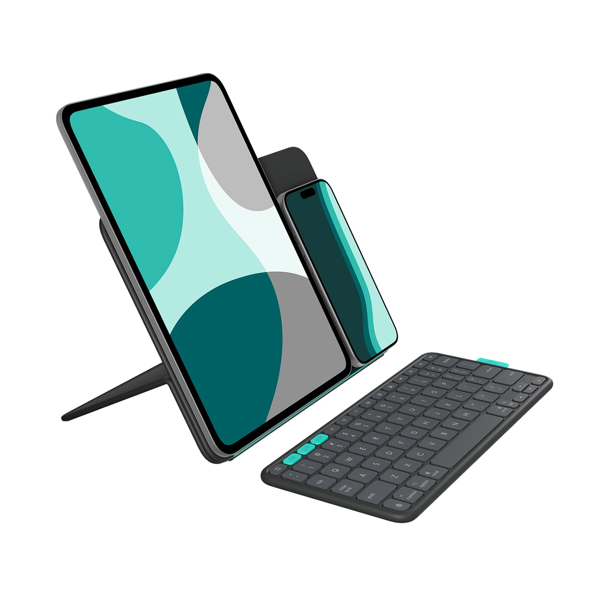 Funda con teclado Logitech Flip Folio para iPad Pro 11 (M4 y M5) / Air 11 (M2, M3 y M4) Grafito-4