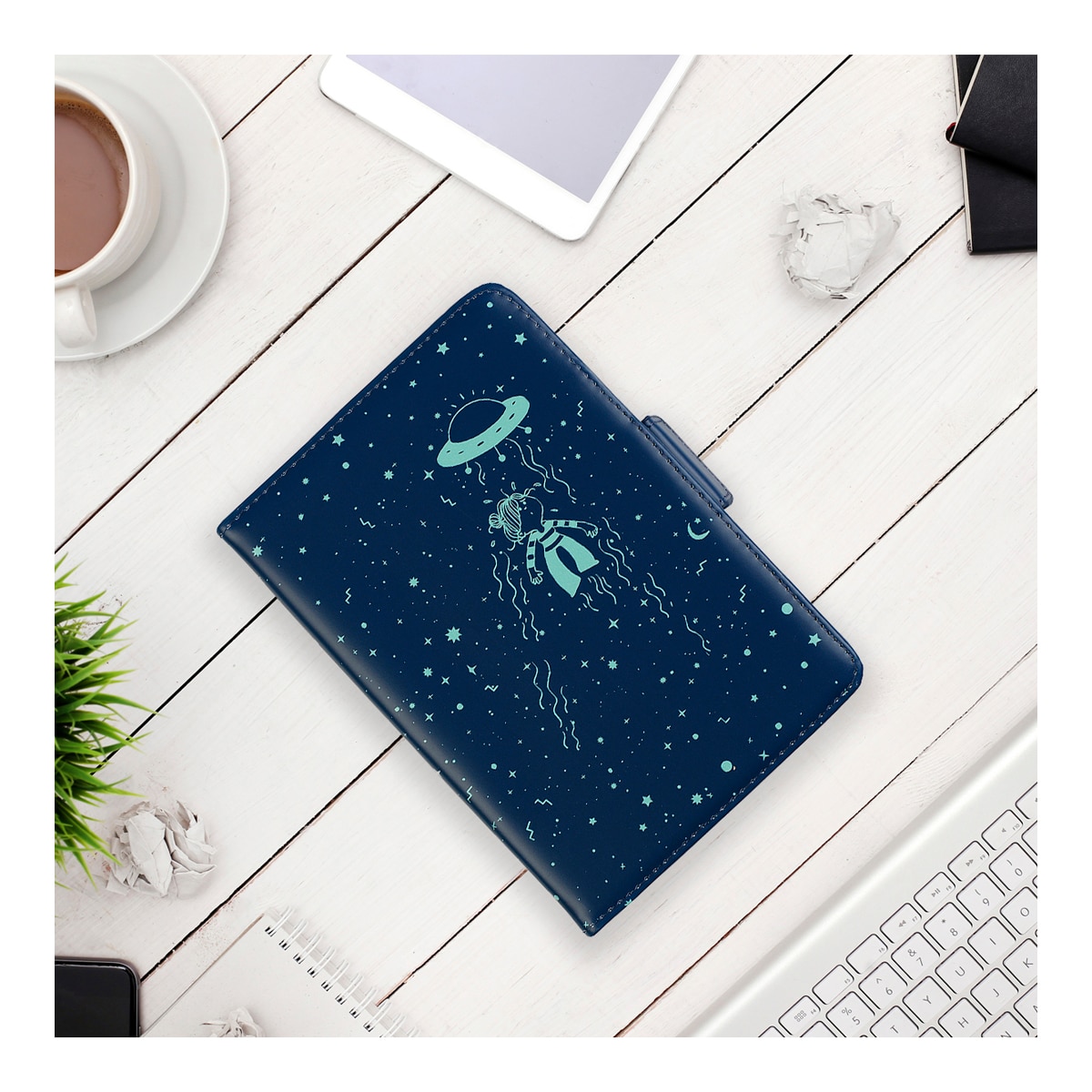 Funda La Volátil Ovni para eReader 6" Azul / Verde-5