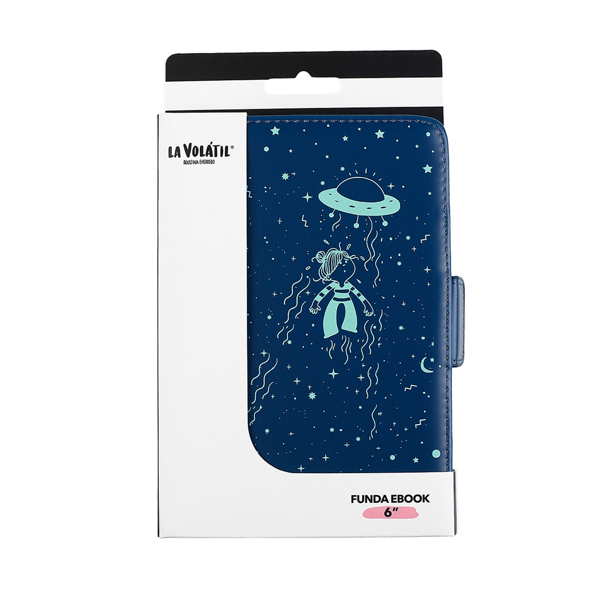 Funda La Volátil Ovni para eReader 6" Azul / Verde-6