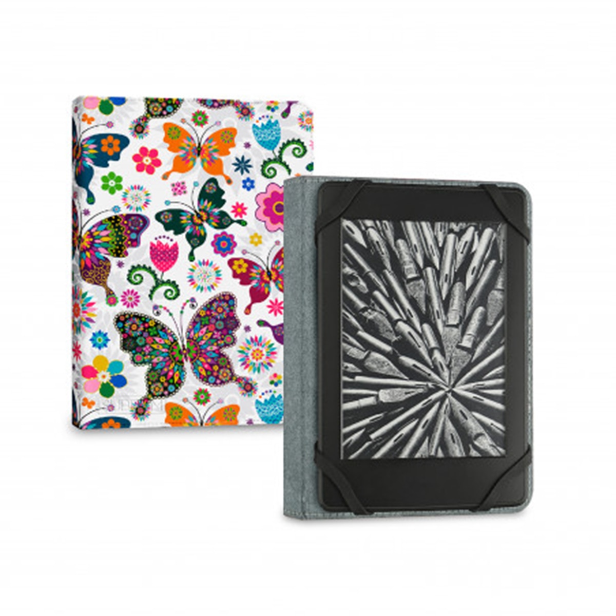 Funda Subblim Clever Mariposas para eReader hasta 6" Multicolor-3
