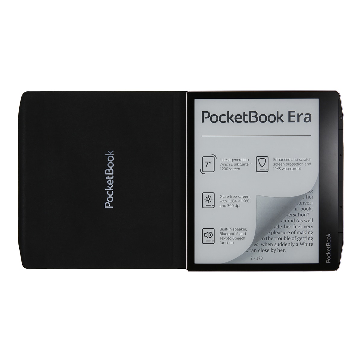 Funda con cargador PocketBook Charge verde para e-Reader serie Era de 7" Verde-3