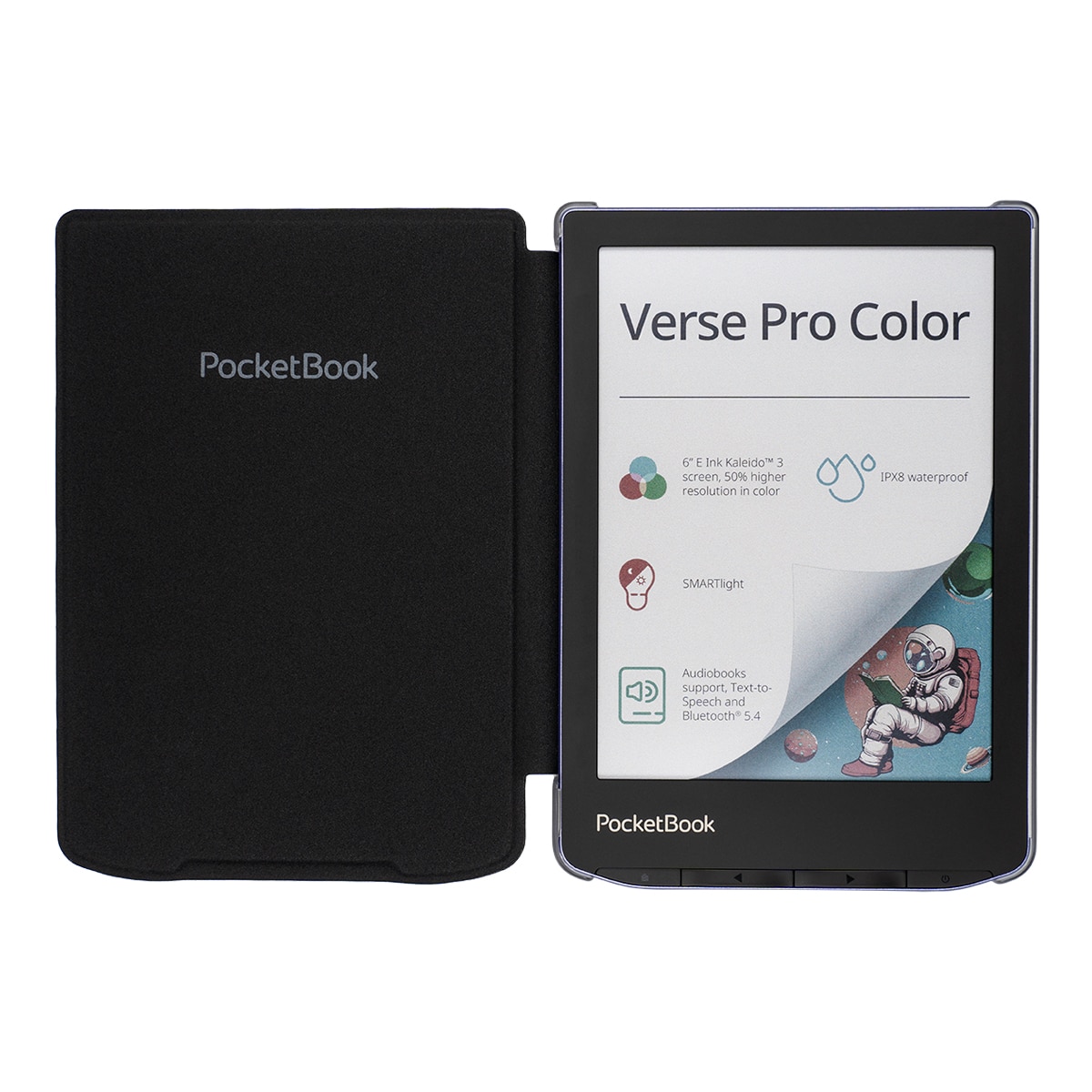 Funda PocketBook negra/gris para e-Readers serie Verse de 6" Negro / Gris-3