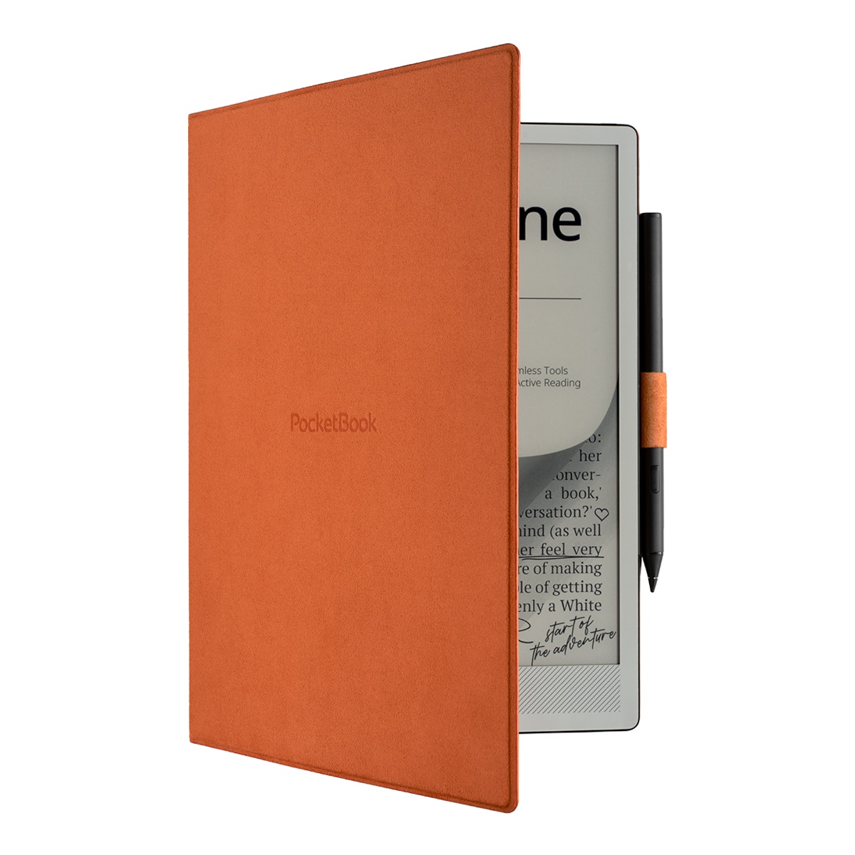 Funda PocketBook Folio para e-Book InkPad One 10,3" Naranja oscuro-3