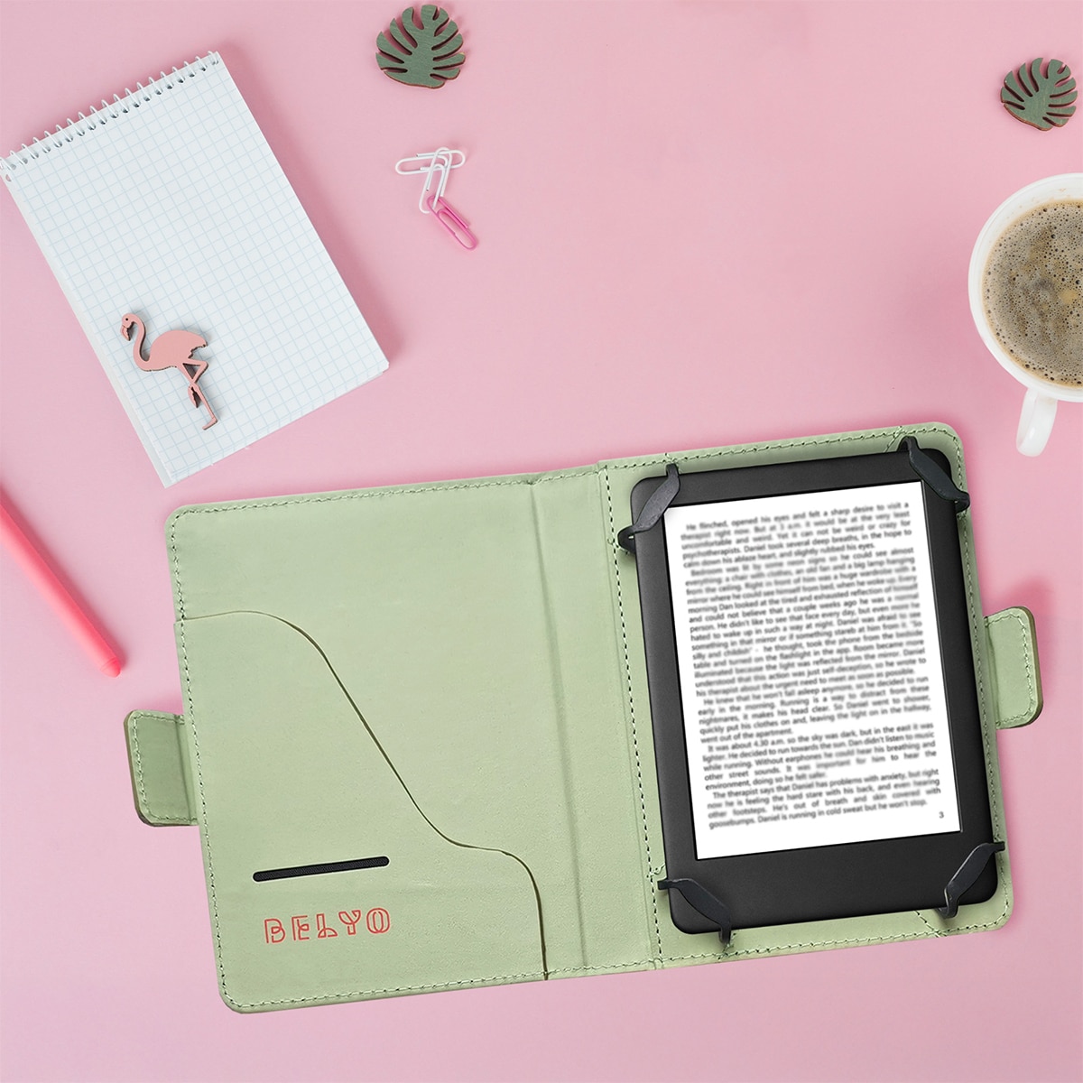 Funda Wondee Layla para e-Readers 6" - Rosa Rosa-6