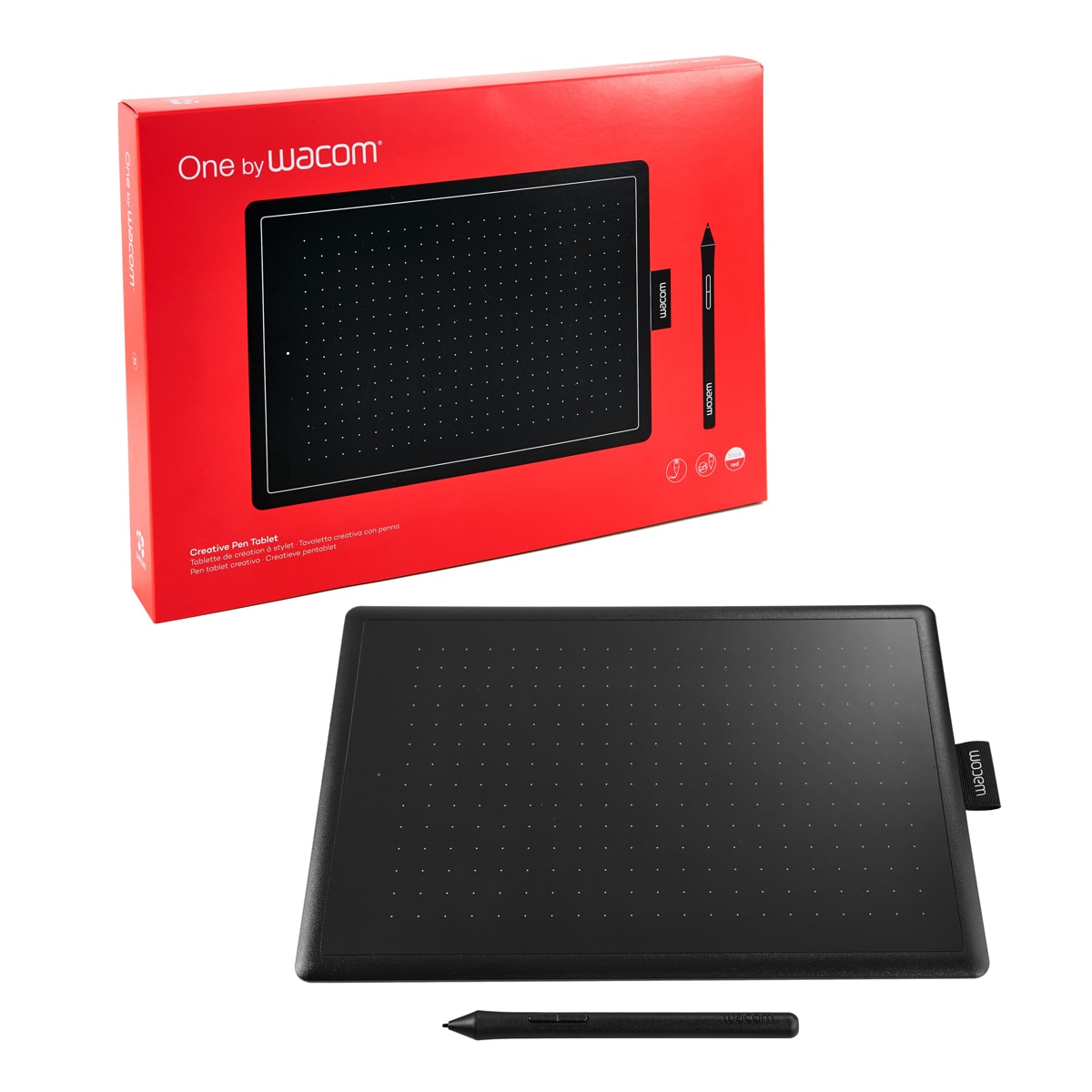 Pen Tablet creativa One by Wacom tamaño pequeño Negro-5