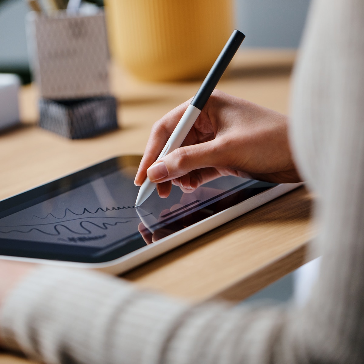 Pen Display Wacom One 12 Full HD Blanco / Negro-13