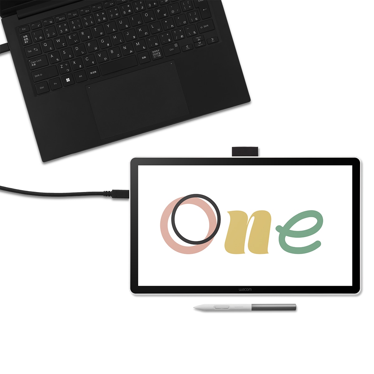 Tableta gráfica Wacom One 14,5" Blanco-2