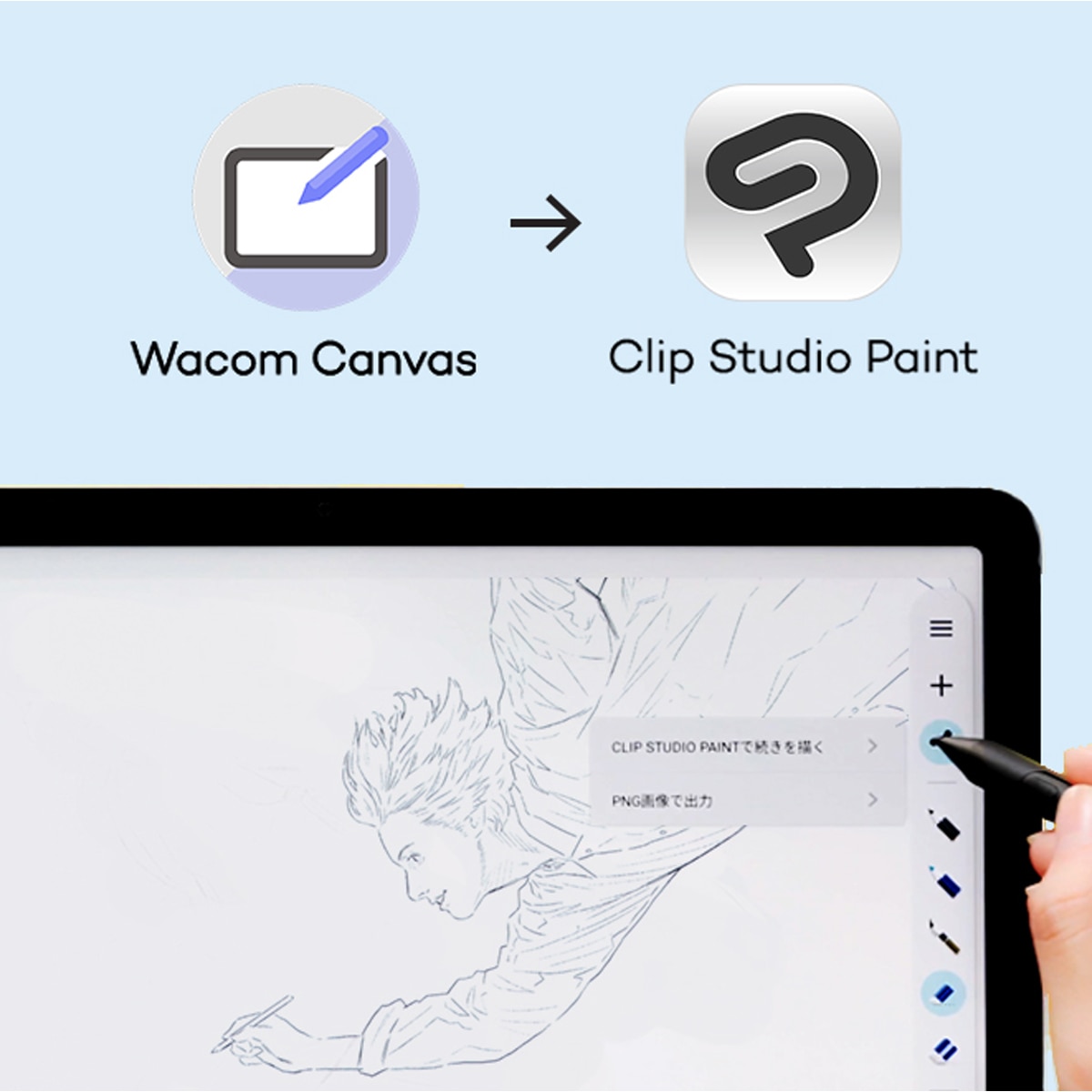 Tableta gráfica Wacom MovinkPad Pro portable 14" Gris-4