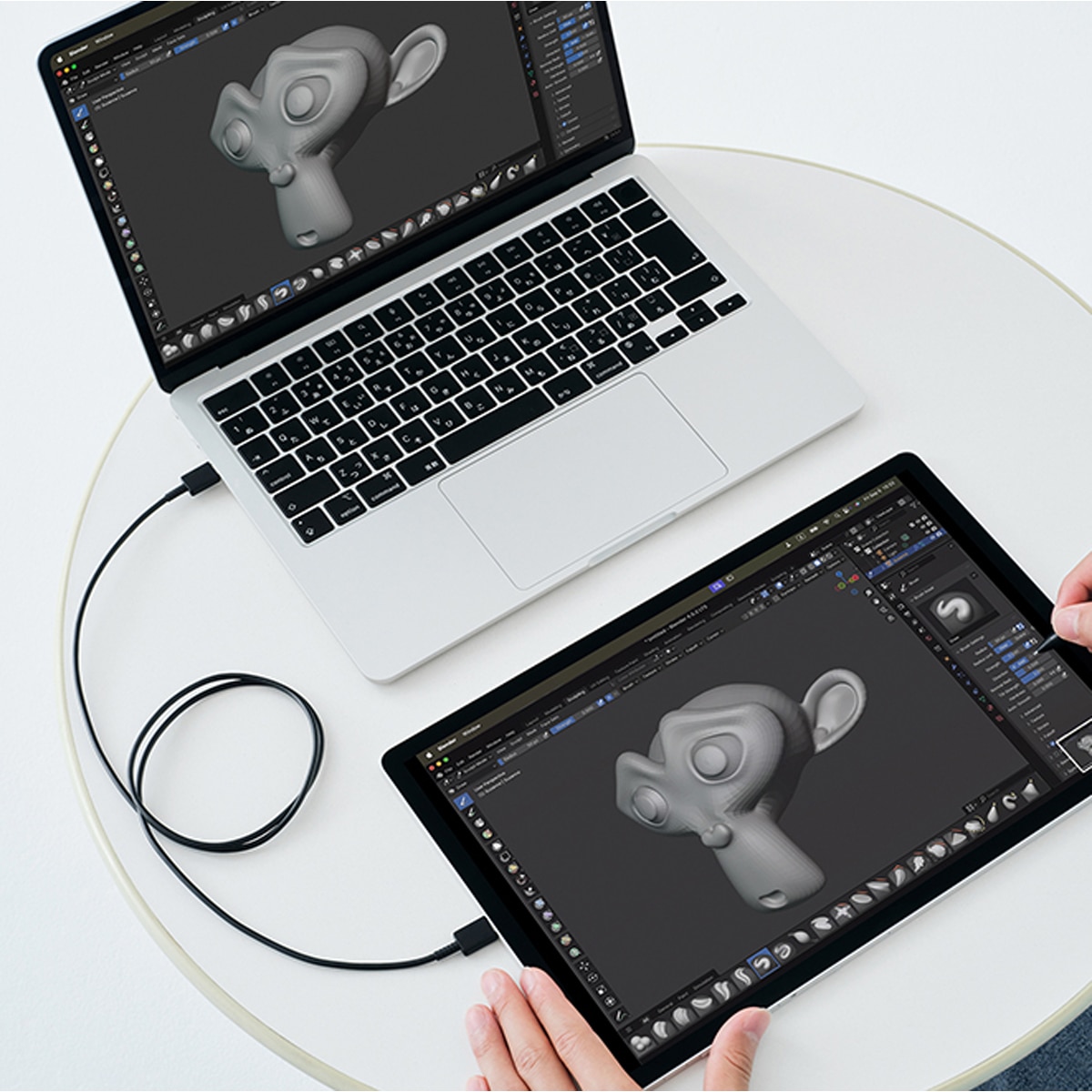 Tableta gráfica Wacom MovinkPad Pro portable 14" Gris-6