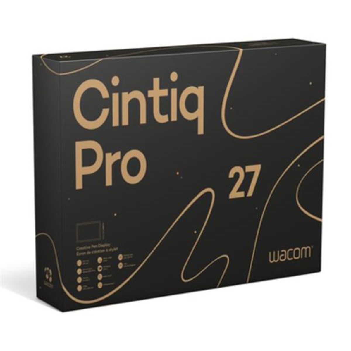 Pantalla gráfica Wacom Cintiq Pro 27, UHD 4K Negro-6