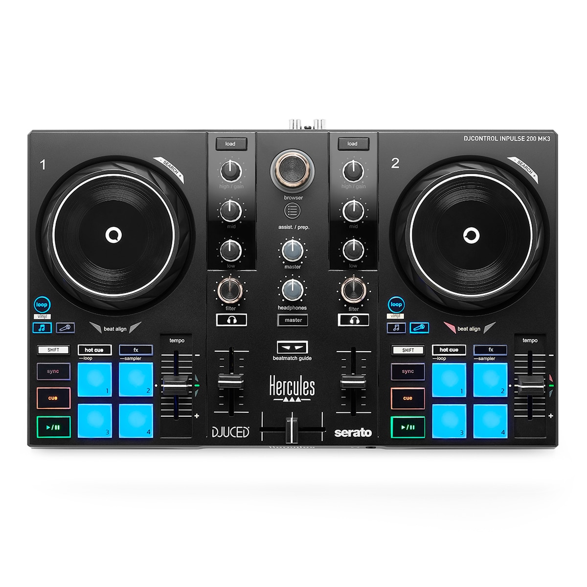 Imagen 0 de Controladora DJ Hercules DJControl Inpulse 200 MK3
