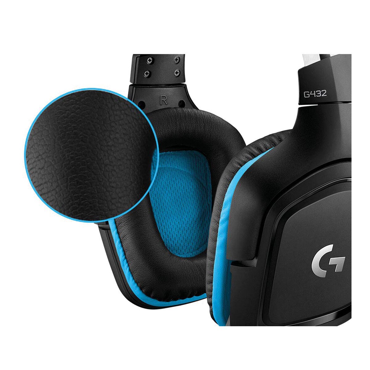 Auriculares Gaming con micrófono y cable Logitech G432 Negro-2