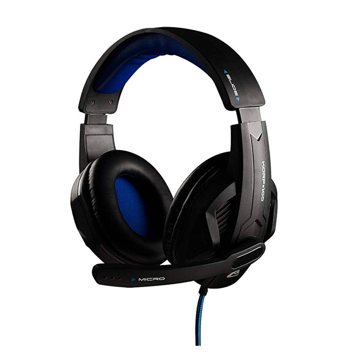 Auriculares Gaming con micrófono y cable The G-Lab Korp Cobalt Carbón-3