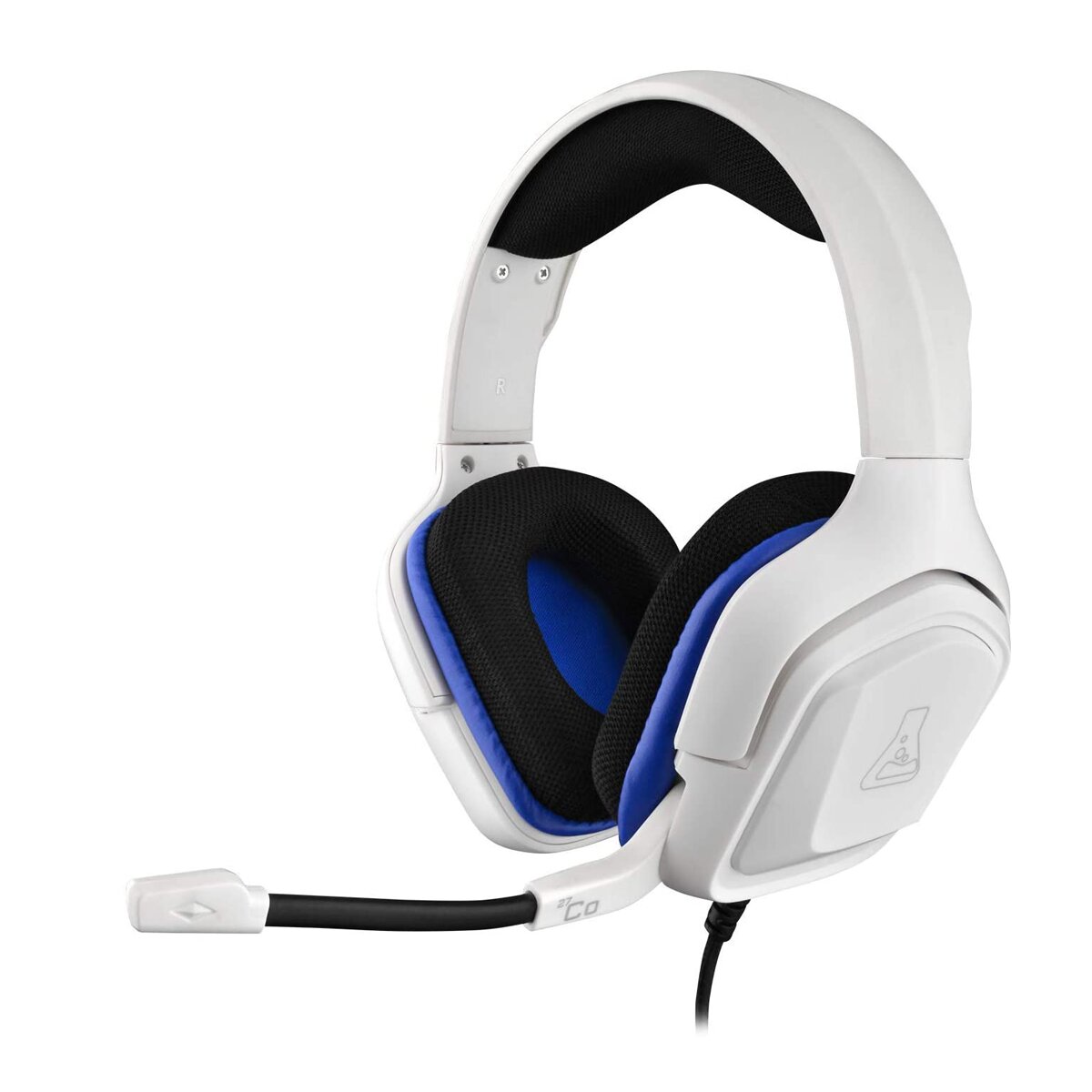 Auriculares Gaming con micrófono y cable The G-Lab Korp Cobalt Blanco-1