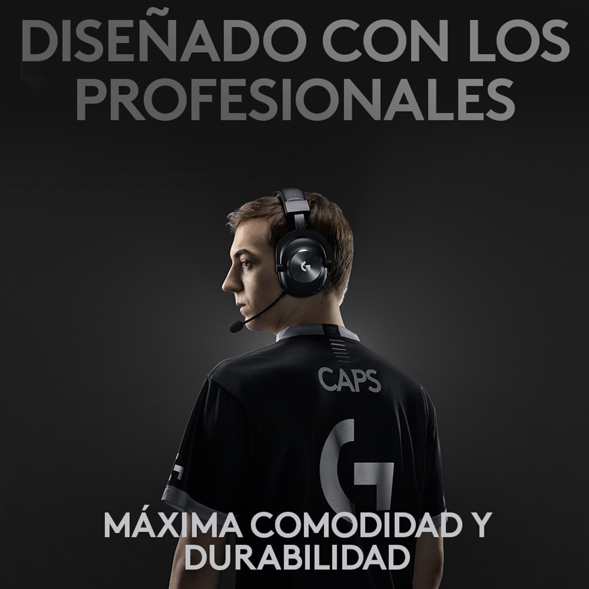 Auriculares de diadema con micrófono Logitech Gaming Pro X Wireless Negro-2