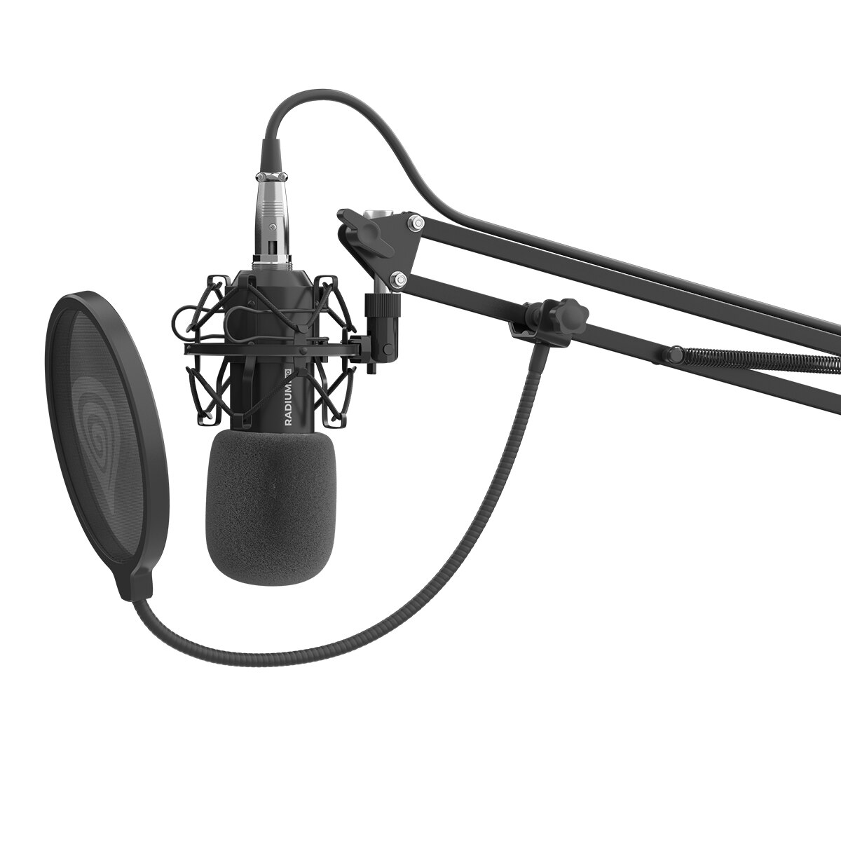 Micrófono Gaming Genesis Radium 300 XLR Negro / Gris-3