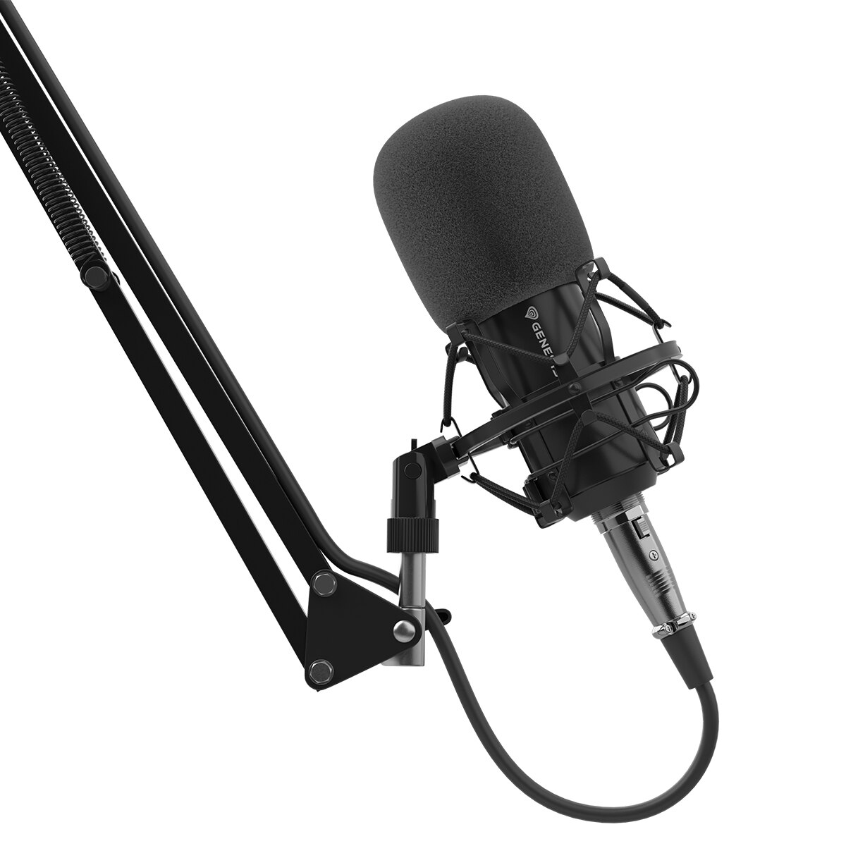 Micrófono Gaming Genesis Radium 300 XLR Negro / Gris-8