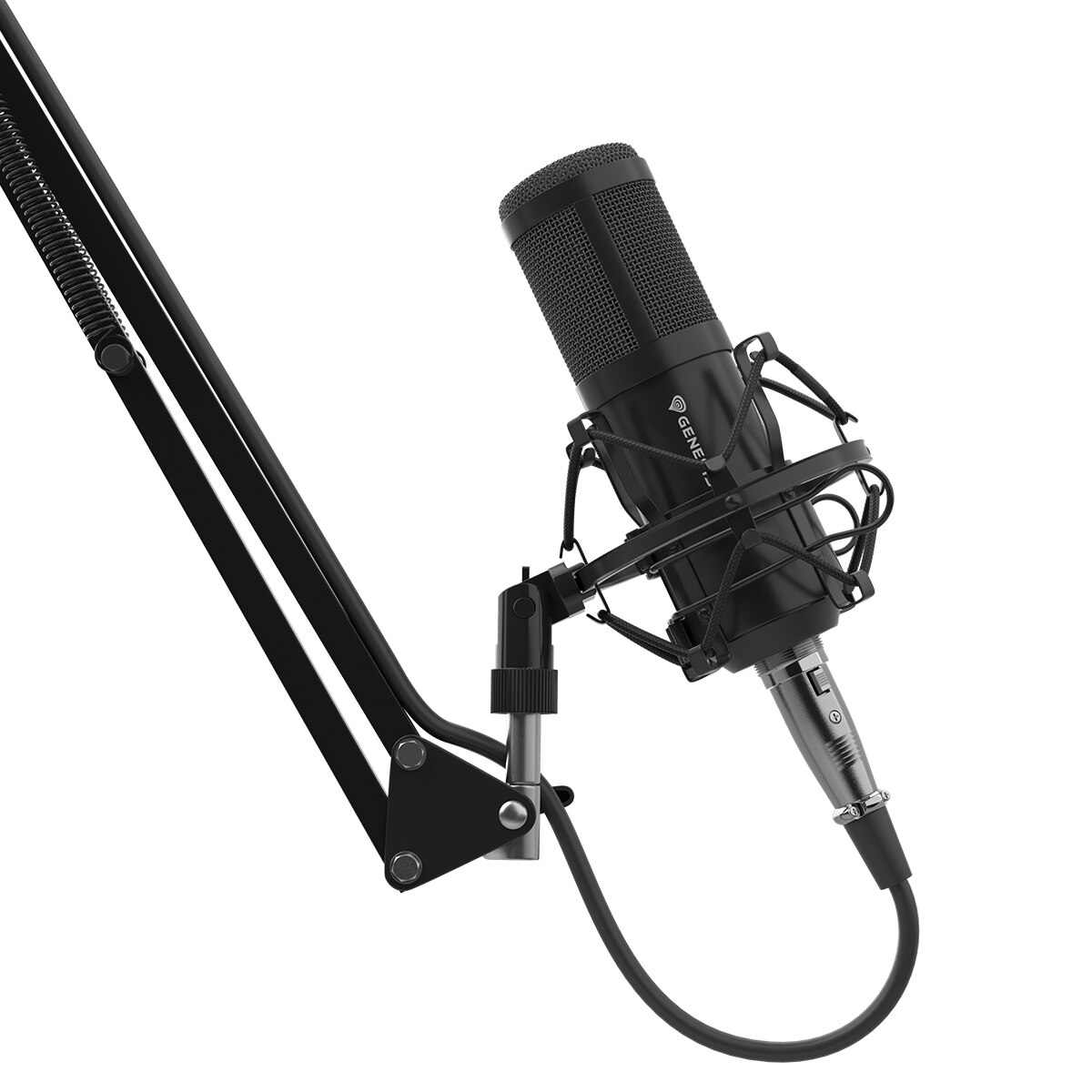 Micrófono Gaming Genesis Radium 300 XLR Negro / Gris-9