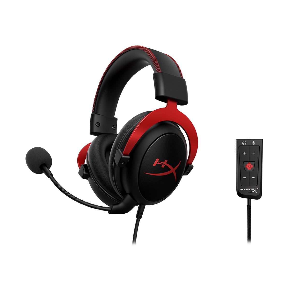 Auscultadores e Mircofone HeadSet Gaming HYPERX Cloud II Pro - Jack 3.5 Preto / Vermelho-5