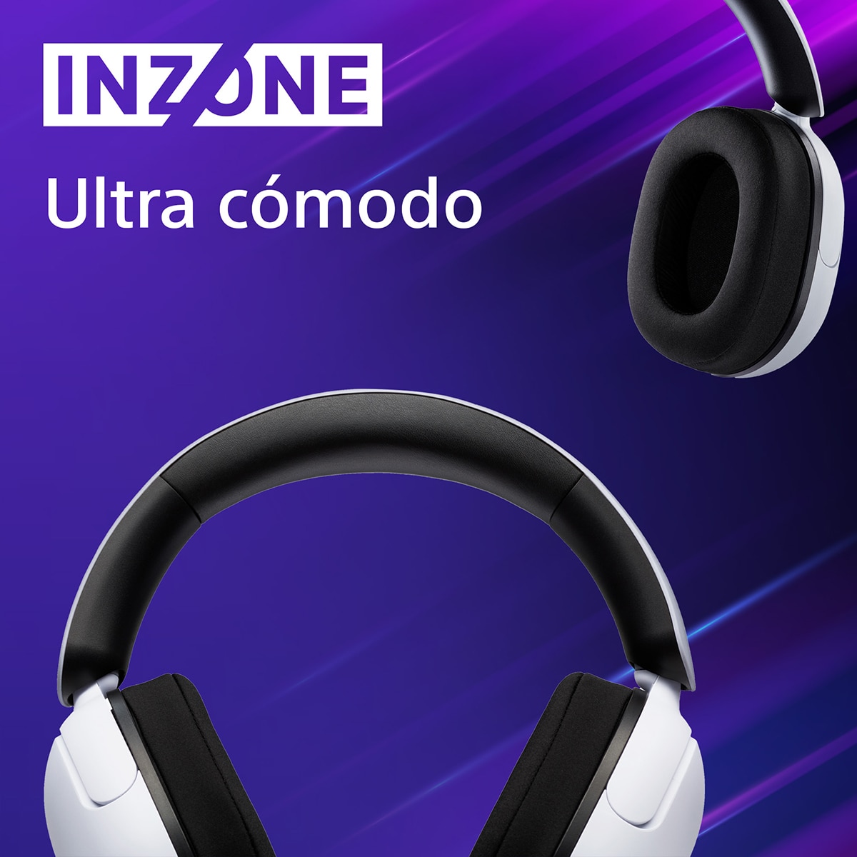 Auriculares Gaming con micrófono y cable Sony INZONE H3 Blanco-5