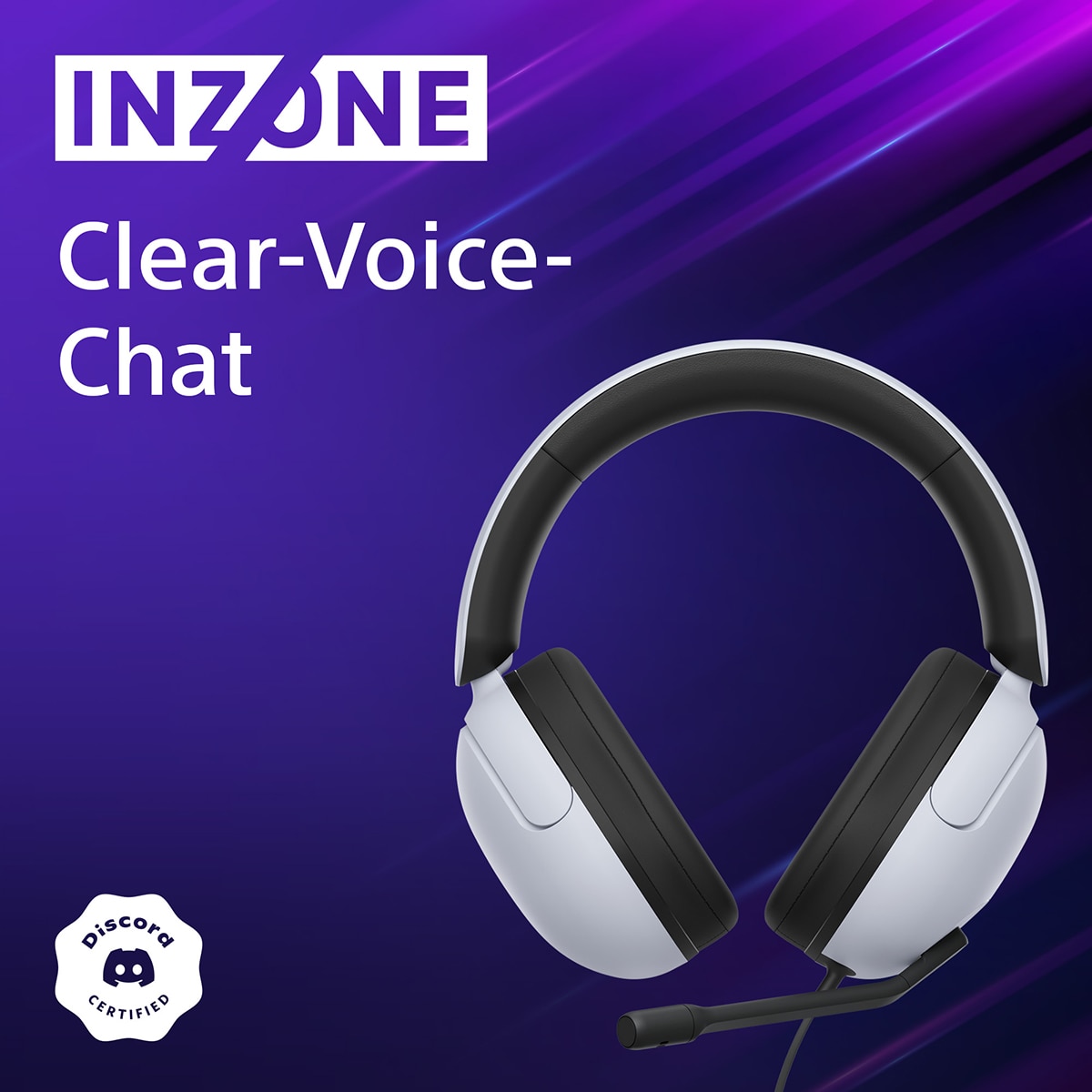 Auriculares Gaming con micrófono y cable Sony INZONE H3 Blanco-6