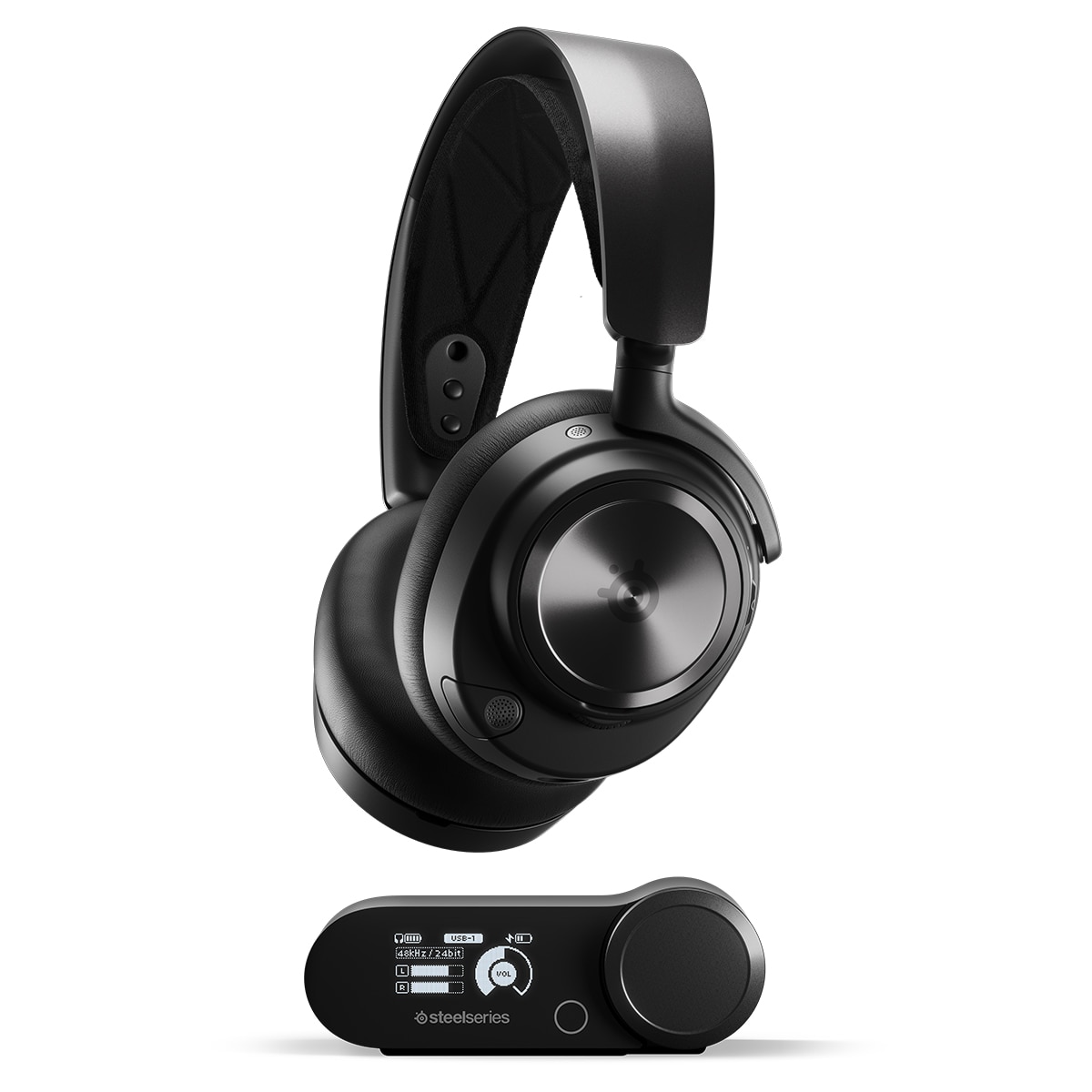 Auriculares Gaming con micrófono SteelSeries Arctis Nova Pro Wireless Negro-6
