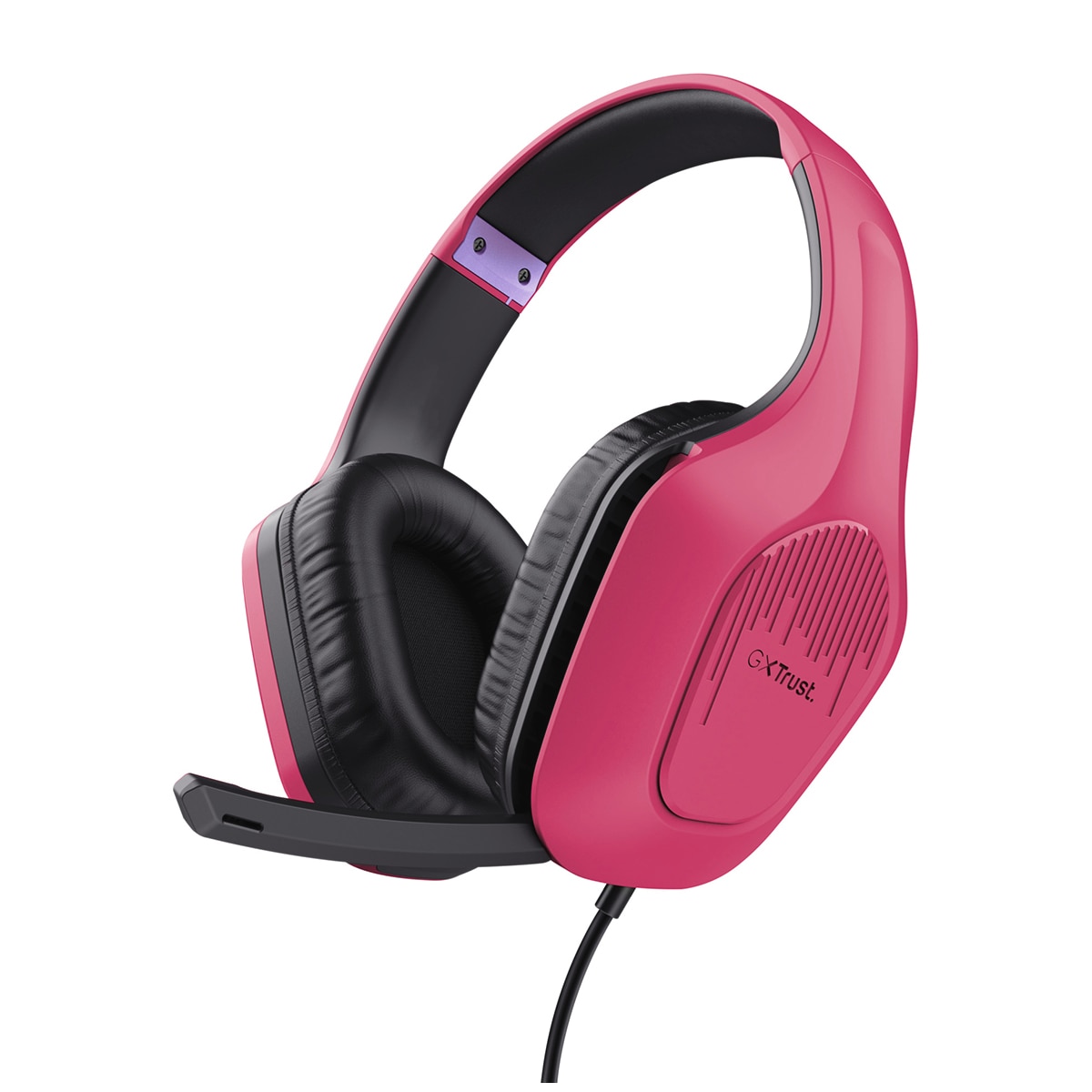 Imagen 0 de Auriculares Gaming con micrófono Trust GXT415 ZIROX rosa