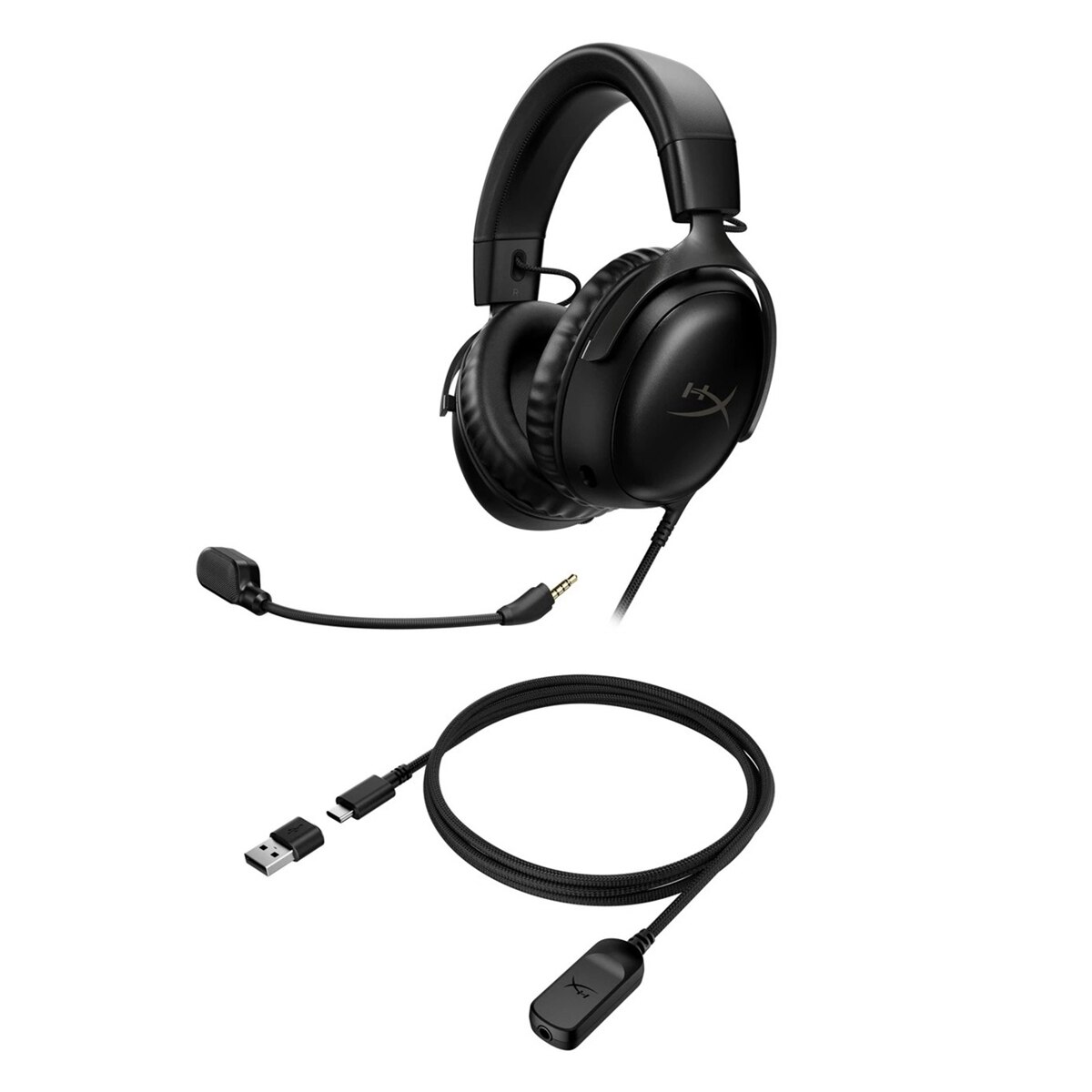 Auriculares con micrófono Gaming HyperX Cloud III con cable Negro-3