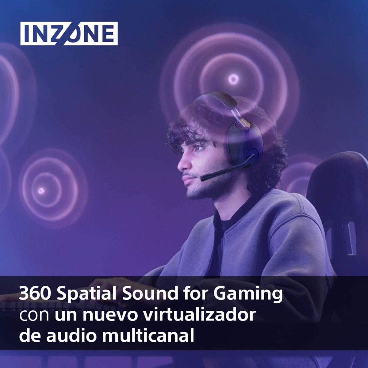Auriculares diadema inalámbricos Sony INZONE H9 con Noise Cancelling para gaming Negro-3