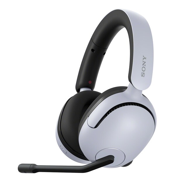 Auriculares inalámbricos para PC/PS5 Sony INZONE H5, 360 Spatial Sound, 28h de batería de baja latencia, diseño cómodo, micrófono con IA, Blanco