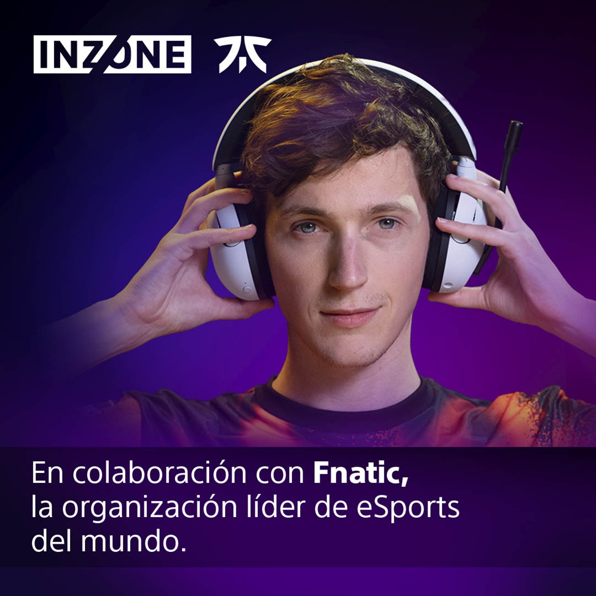 Auriculares inalámbricos para PC/PS5 Sony INZONE H5, 360 Spatial Sound, 28h de batería de baja latencia, diseño cómodo, micrófono con IA, Blanco Blanco-2