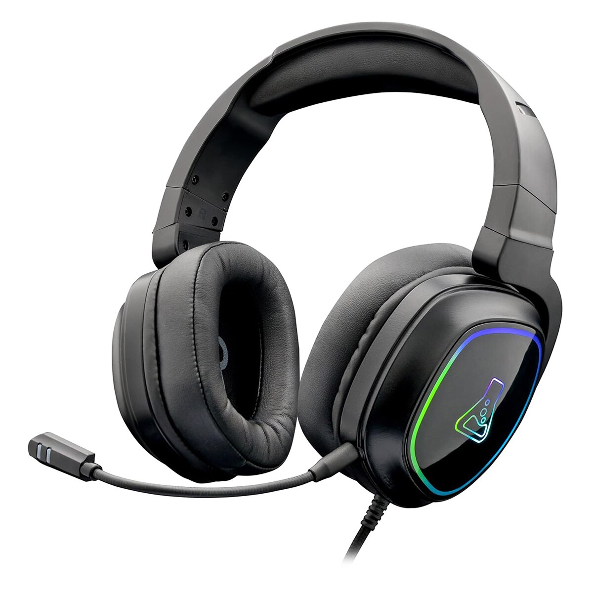 Auriculares con micrófono Gaming The G-Lab Korp Radium con cable, negros Negro-1