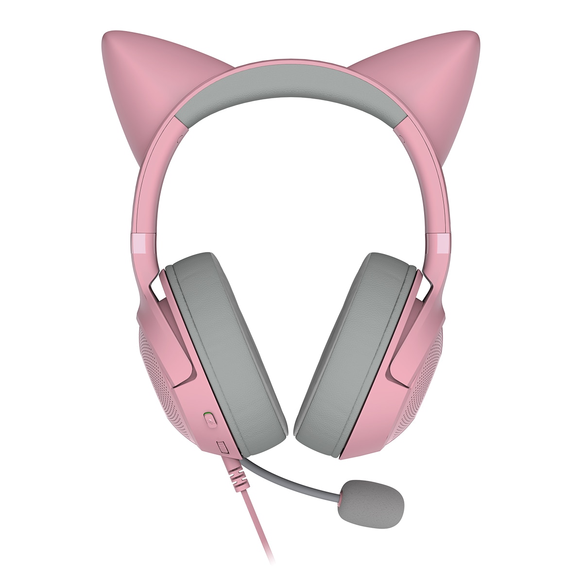 Auriculares Gaming con micrófono y cable Razer Kraken Kitty V2 Quartz Cuarzo-6