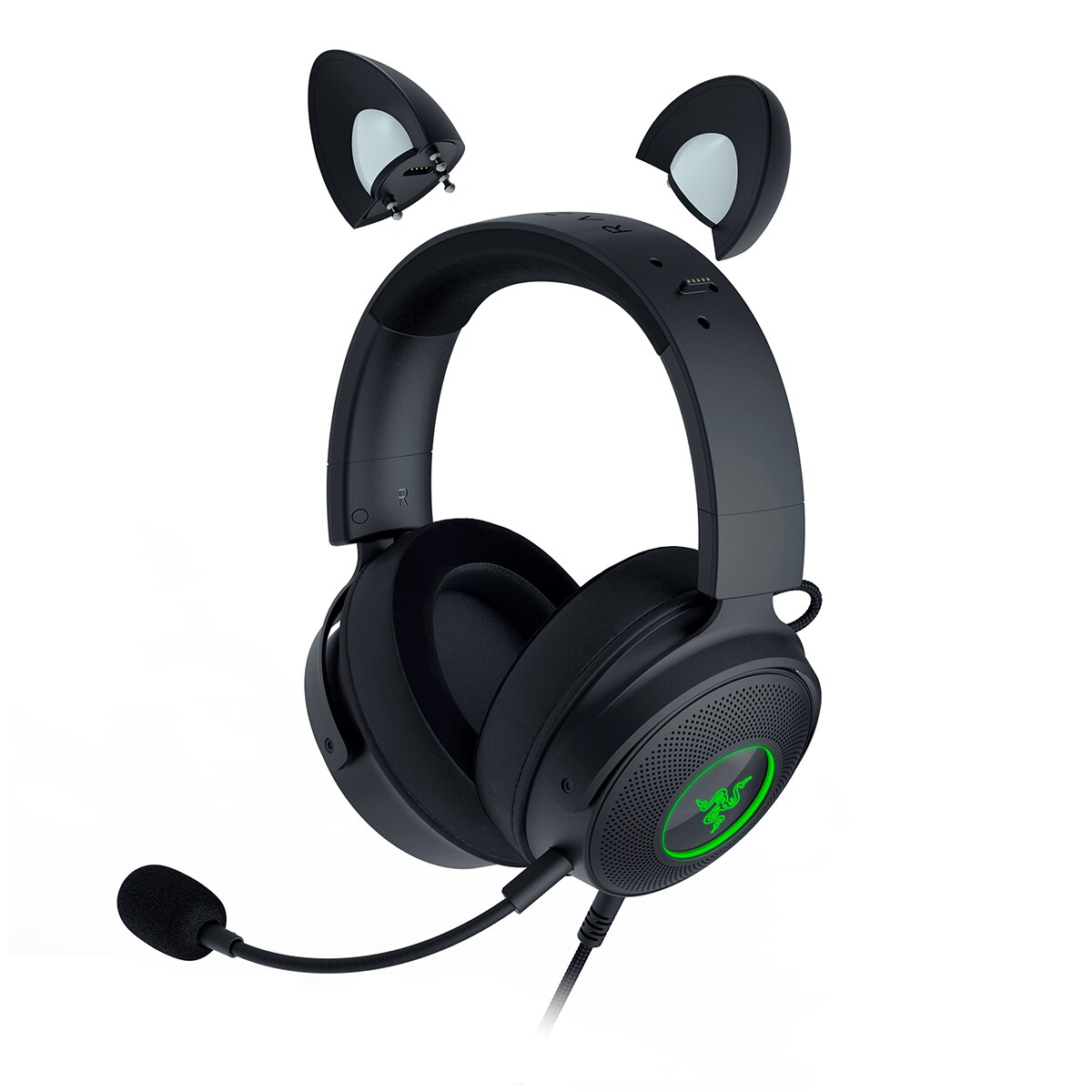 Auriculares Gaming con micrófono y cable Razer Kraken Kitty V2 Pro Negro Negro-5