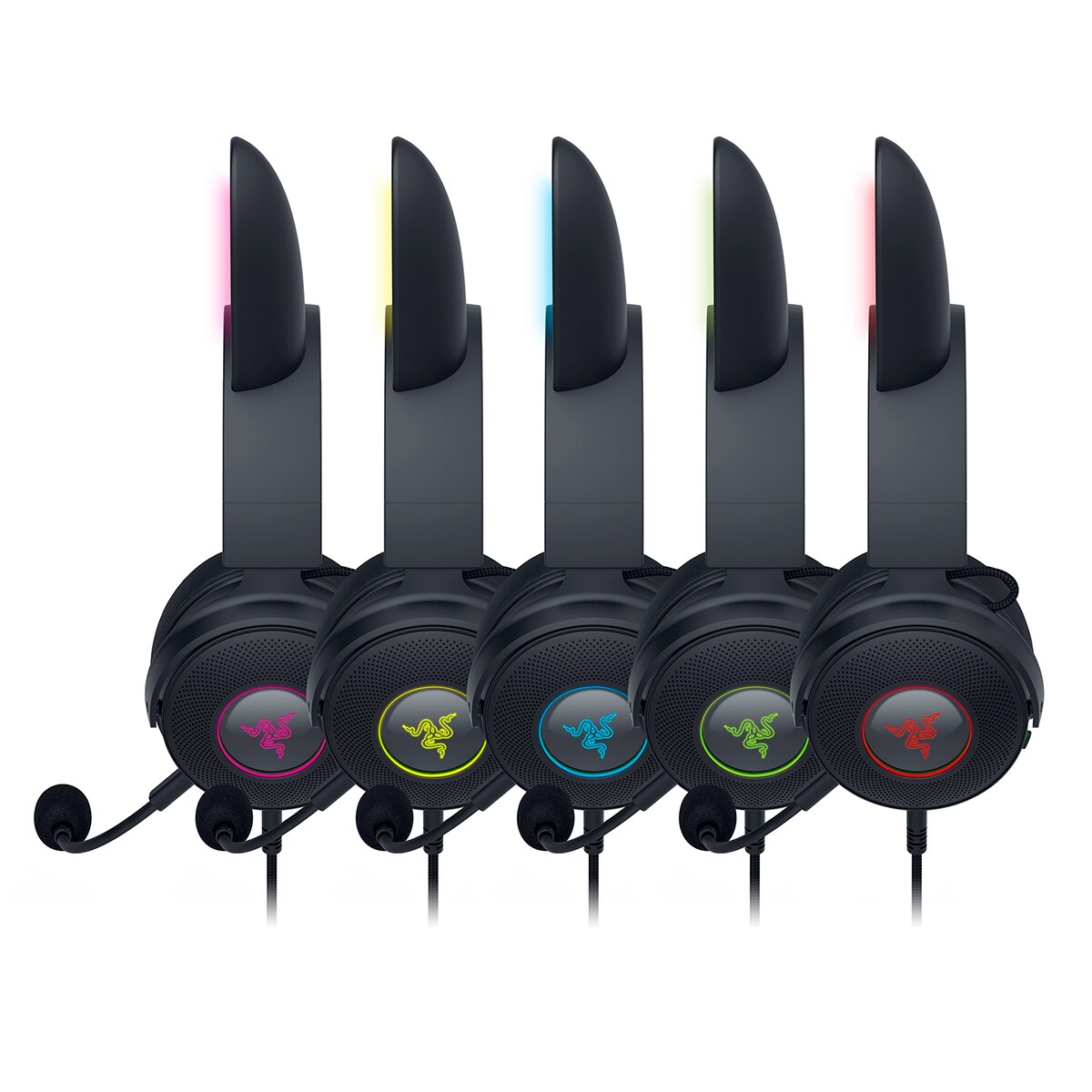 Auriculares Gaming con micrófono y cable Razer Kraken Kitty V2 Pro Negro Negro-12