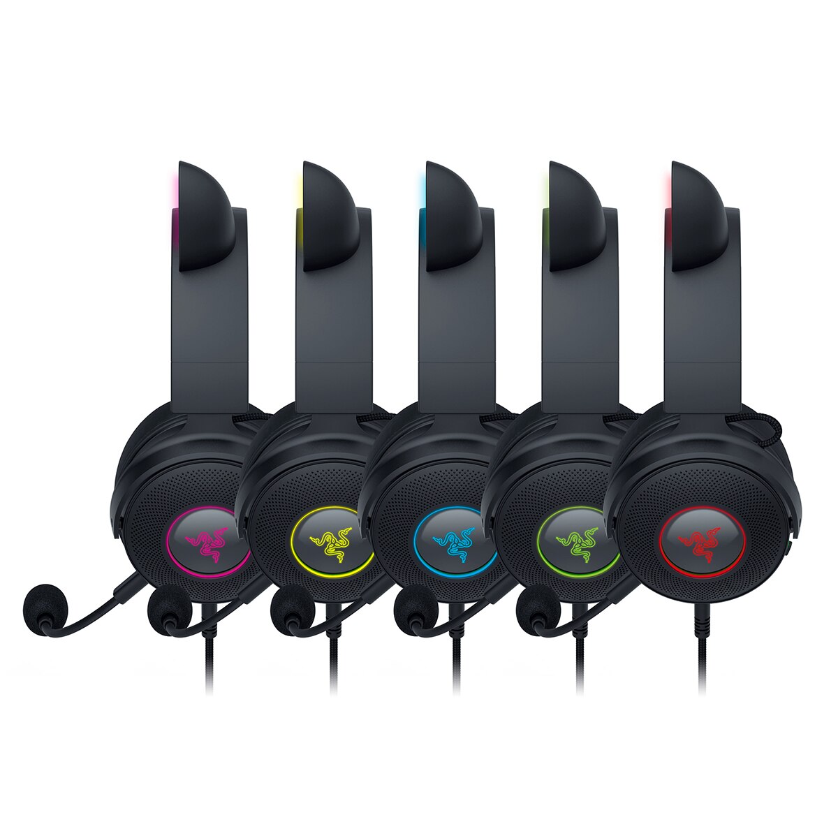 Auriculares Gaming con micrófono y cable Razer Kraken Kitty V2 Pro Negro Negro-17