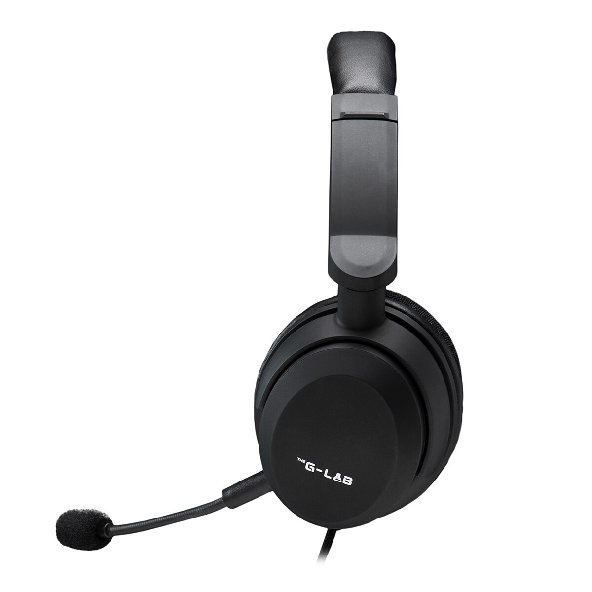 Auriculares Gaming con micrófono y cable The G-Lab Korp Carbon Negro-3