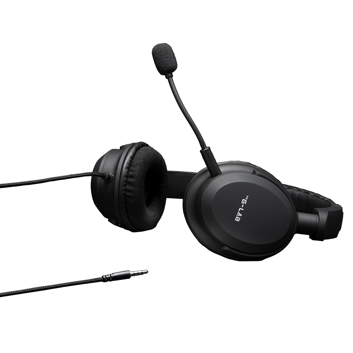 Auriculares Gaming con micrófono y cable The G-Lab Korp Carbon Negro-6