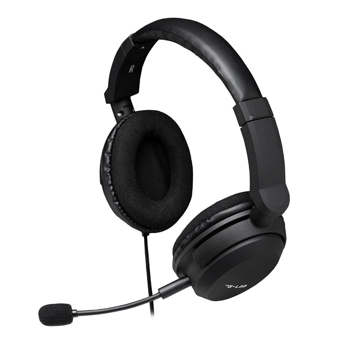 Auriculares Gaming con micrófono y cable The G-Lab Korp Carbon Negro-7