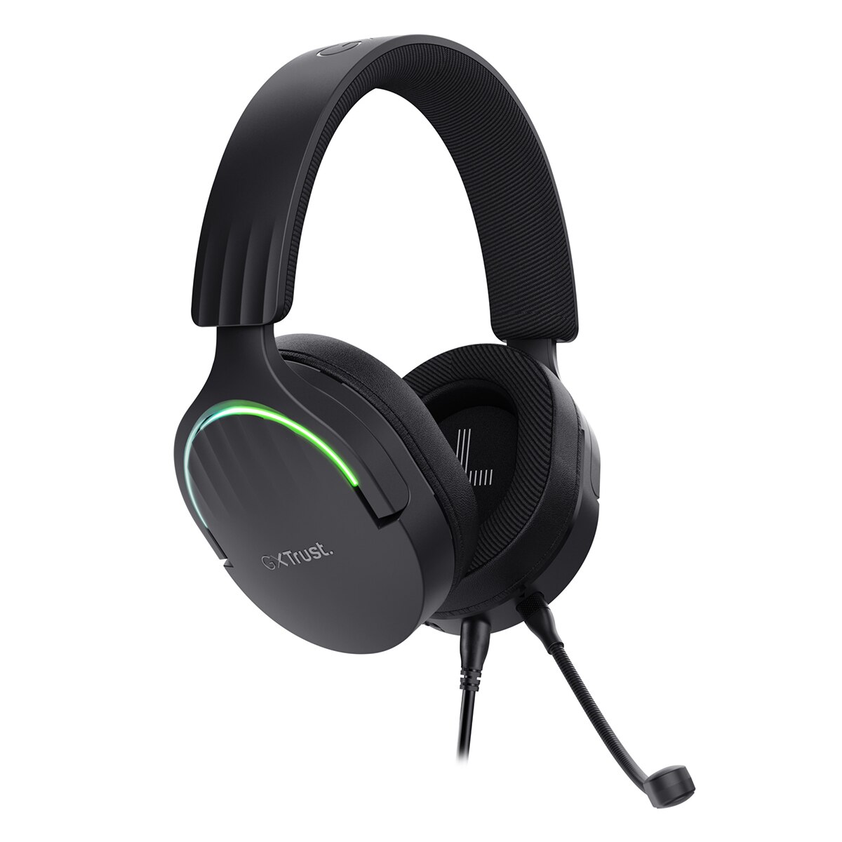 Auriculares Gaming con micrófono Trust GXT 490 Fayzo negro con sonido 7.1 Negro-2