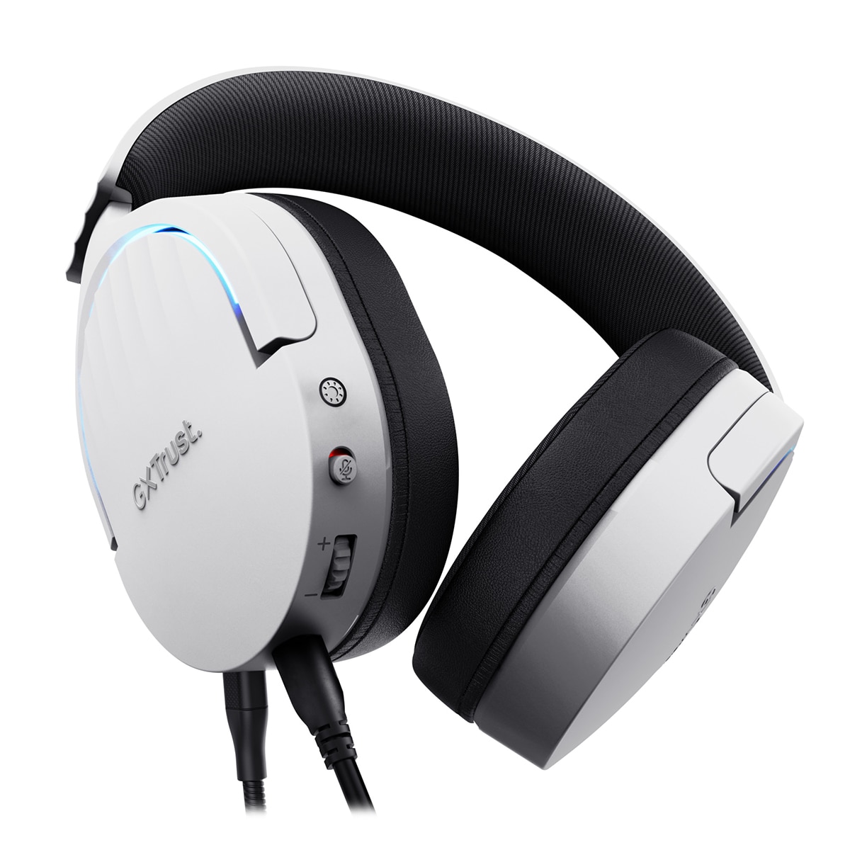 Auriculares Gaming con micrófono Trust GXT 490 Fayzo blanco con sonido 7.1 Blanco / Negro-3
