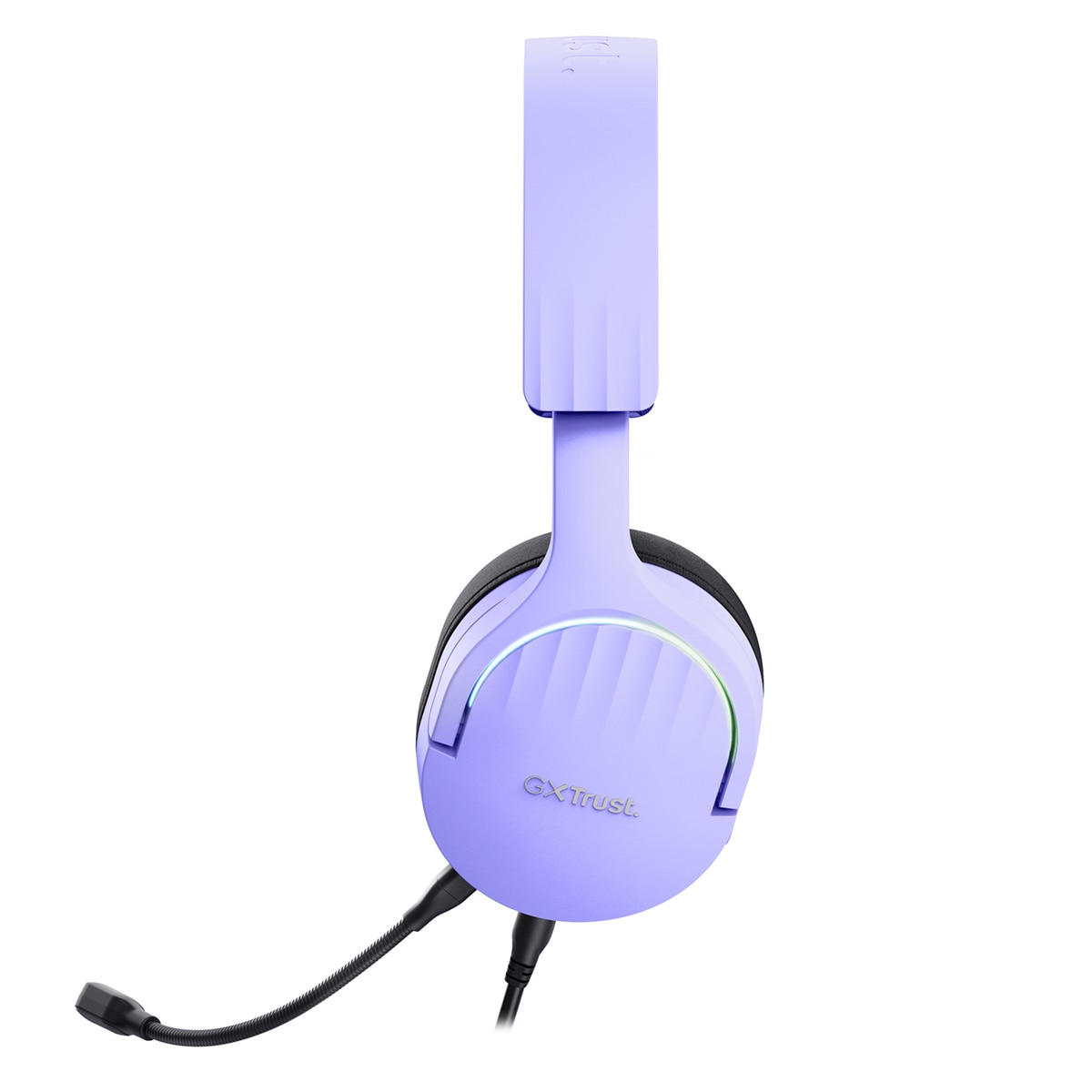 Auriculares Gaming con micrófono Trust GXT 490 Fayzo morado con sonido 7.1 Púrpura / Negro-6