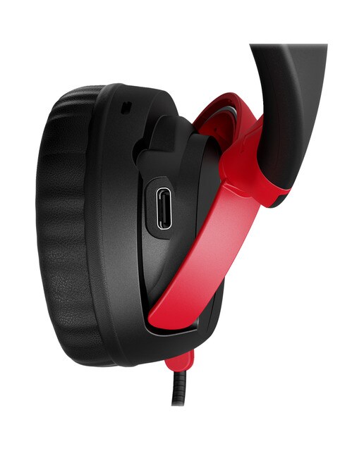 Auriculares Gaming para niños con micrófono HyperX Cloud Mini inalámbricos Negro / Rojo-7